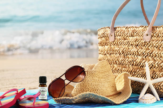 huile essentielle en vacances